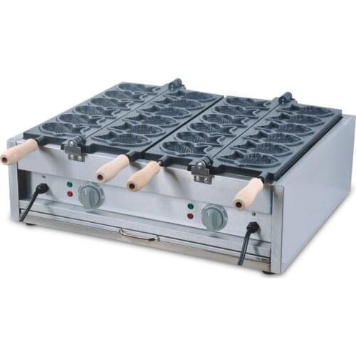FY-1102A Waffle Iron Electric Fish Shape Waffle Baker 6kw Stainless Steel Waffle Machine for Sale
