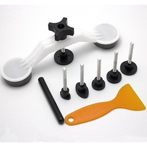 Paintless Auto Car Dent Repair Body Damage Fix Tool Pulling Bridge Puller Dent Removal Glue Tabs Hand Repair Tools Kit Universal