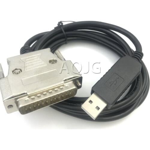 USB to DB25 male serial port CNC machine tool RS232 data signal conversion cable