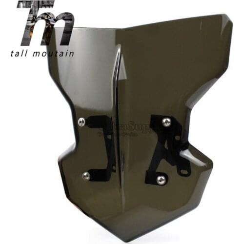 Motorcycle Windshield WindScreen Visor Viser Wind Deflector For Yamaha MT09 FZ09 MT-09 FZ-09 2017 2018 2019 Double Bubble Black