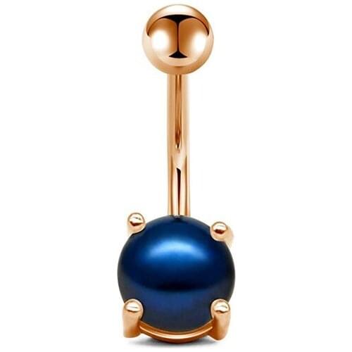 Belly Button Rings Set Women Navel Rings Graceful Synthetic Opal Marble Stone Barbell Body Piercing 14G Stainless Steel