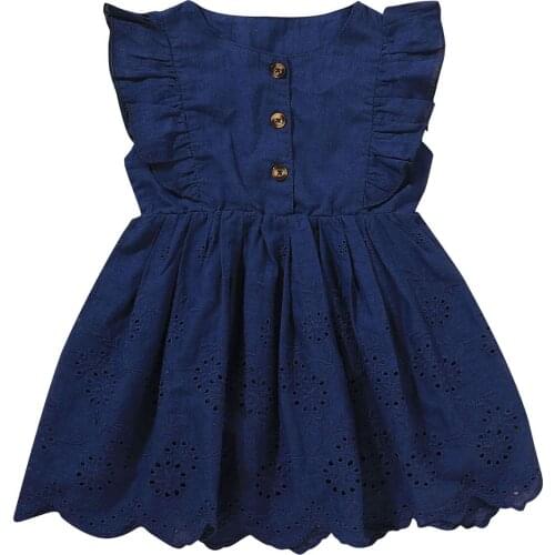 Ma&Baby 6M-4Y Summer Toddler Baby Kid Girl Dress Lace Ruffles Tutu Dresses For Girls Solid Color Clothing Costumes
