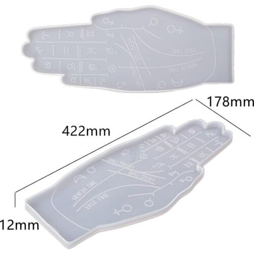 Silicone Tray Mold DIY Resin Mold Tray Coaster Silicone Mould for DIY Resin Craft Making Casting Molds Tool