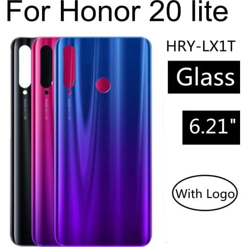 6.21" For For Huawei Honor 20 Lite Back Battery Cover for Honor 10i 20i Rear Door Housing Case Battery Cover Replacement