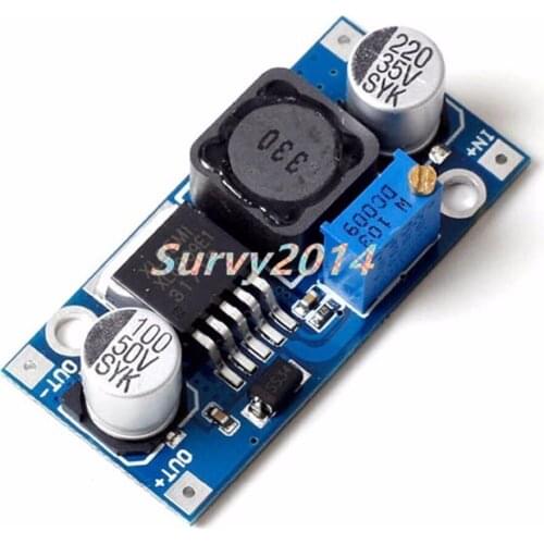 2PCS DC-DC Boost Buck adjustable step down Up Converter XL6009 Module Solar Voltage