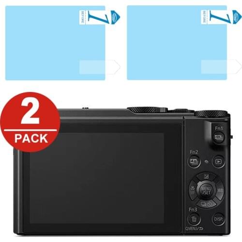 2x LCD Screen Protector Protection Film for Panasonic Lumix LX10 LX15 FZH1 LX9 LX7 ZS70 TZ90 ZS45 TX1 FZ47 ZS70 TZ90 TS60 TZ80