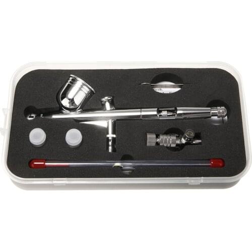 Dual Action Airbrush 130T 0.2/0.5mm Gravity Feed Airbrush Spray Tool Paint DIY Art Painting Tattoo Craft Cake Spray Tool Set