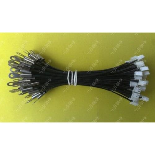 Free ship 100pcs/lot Good quality length 120mm with tail XH(2.54)-2Y connector 10K 1% 3950 NTC temperature sensor