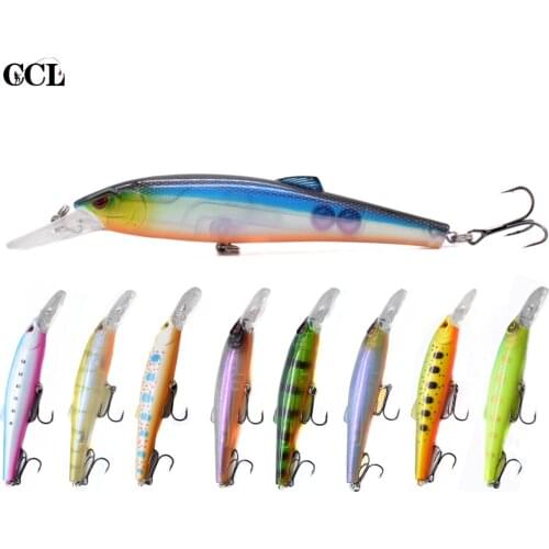 CCLTBA Minnow Fishing Lure 13CM 25G Floating Big Game Minnow Bait Long Deep Diving Lip Minnow Lure For Hard Fishing Lure