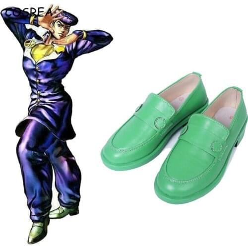 Anime Jojo Jojos Bizarre Adventure Cosplay Costume Shoes Higashikata Josuke Cosplay Shoes Halloween Jojo Women and Men Boots