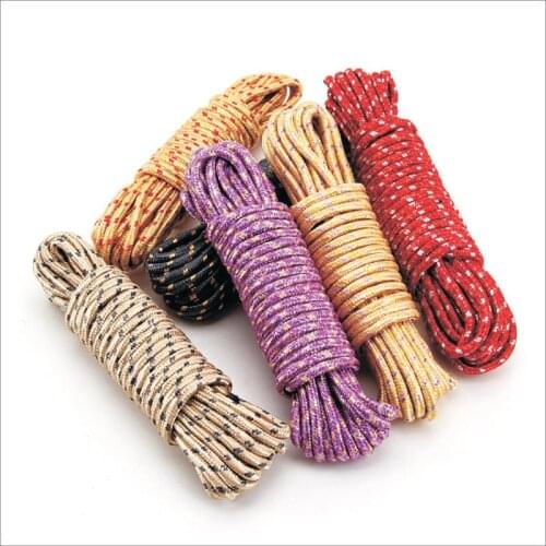 Multifunctional antiskid clothesline bold nylon rope 10 meters by sun drying clothesline mixed batch