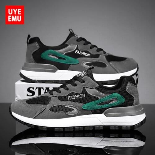 UYEEMU Mens Shoes Daddy Shoes 2021 Summer New Trend Wild Casual Breathable Forrest Shoes Running Shoes Size 39-44 #18281