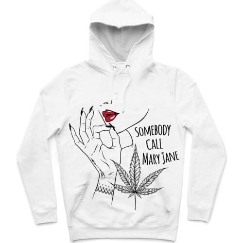 REAL American SIZE Somebody Call Mary Jane high quality 3D Sublimation Printing Hoody Hoodie Plus size 5xl 6xl