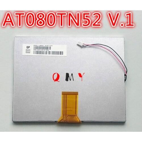 Original INNOLUX 50 pin 800x600 FPC 8 inch TFT LCD Display AT080TN52 V.1 free shipping