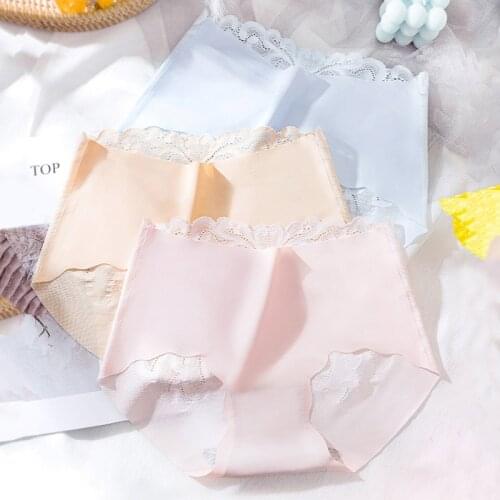 4pcs/lot Womens Underwear Panties Sexy Sensual Lingerie Seamless Briefs Female Clothes Hollow Out Underpants Breathable Thongs