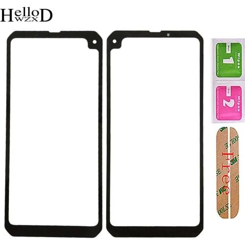 Mobile Front Outer Glass For BlackView BV6100 Front Glass ( No Touch Screen Digitizer Panel Sensor ) LCD Outer Glass 3M Glue