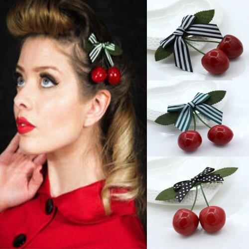 Japanese Headdress Hair Accessories Three-dimensional Cherry Jewelry Hairpin Bow Princess Cute Flower Head Hair Accessories New