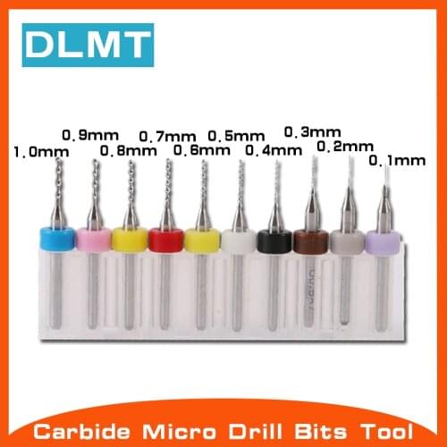 10pcs 6mm-6.8mm High Quality Hard Alloy PCB 6.1/6.2/6.3/6.4/6.8mm for SMT CNC Print Circuit Board Carbide Micro Drill Bits Tool