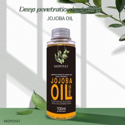 100ml Natural Organic Jojoba Oil Relaxing Moisturizing Pure Help Massage Essential Oil Oil Skin Sleep Oil Oil Z8M3