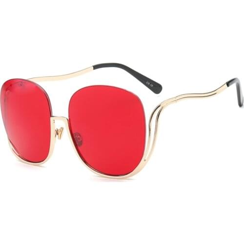 2021 Fashion Big Frame Retro Sunglasses Brand Design Mens Half Frame Luxury Sunglasses UV400 Sunglasses Sunglasses