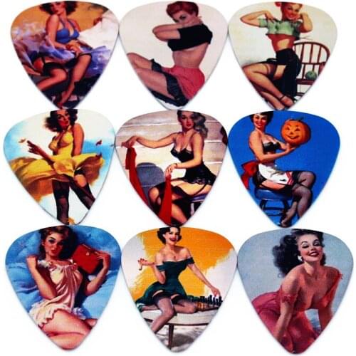 SOACH 50pcs Bass Guitar picks pick Classic Plucked Instrument Accessories Guitar / Acoustic guitar / ukulele Parts