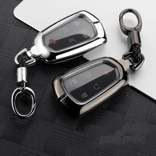 Key Case Cover 3D Zinc Alloy Shell Full Protection Car Styling For Cadillac ATLS XTS XT4 XT5 CT6 SRX Auto Interior Accessories