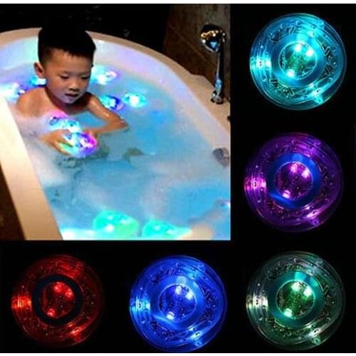 Decorative Led Light Kids Disco Bath Light Show Colour Party In The Tub Bath Time Fun Toy