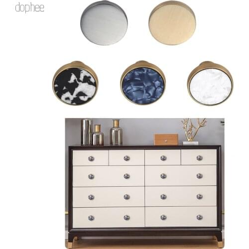 Dophee 1pc Handles for Cabinet Kitchen Cupboard Zinc Alloy Furniture Handles Dresser Drawer Pulls for Furniture