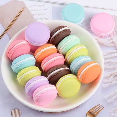10pcs Food Photography Decor Simulation Fake Macaron Props Food Model Decoration Home Decor Hair Jewelry Accessories
