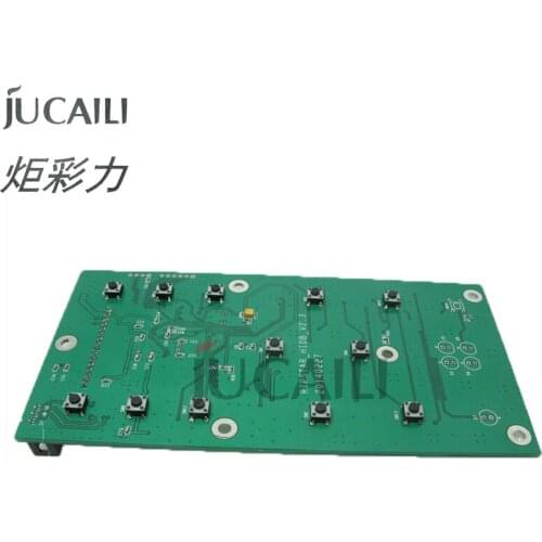 Jucaili good price Eco solvent printer 12 buttons key board for epson dx5/dx7/xp600/5113 for Senyang board kit