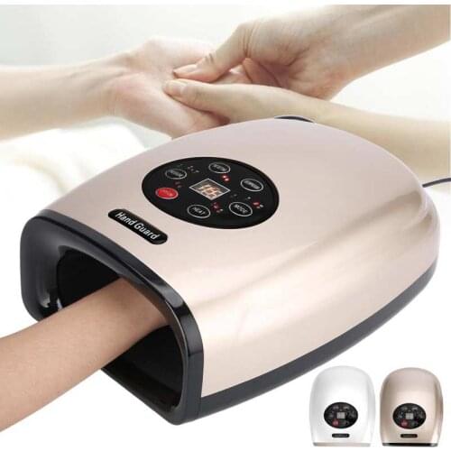 Rechargeable Hand Massager Air Compression Heated Therapy Finger Massager 3 modes, 3 levels of strength Massage Relaxation