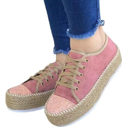 YSHUNIJ 2021 Autumn New Casual Sponge Cake Sequined Shoes Womens Size with Thick Bottom Fishermans Shoes