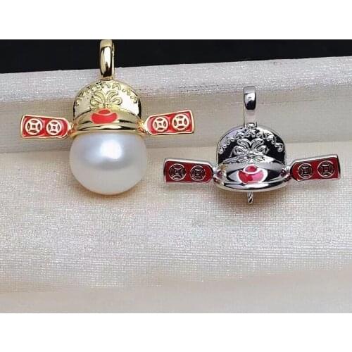 Creative New 925 Sterling Silver Pendant Base Settings Mountings Findings Parts for Pearl Crystal Jade Agate 5pcs/lot