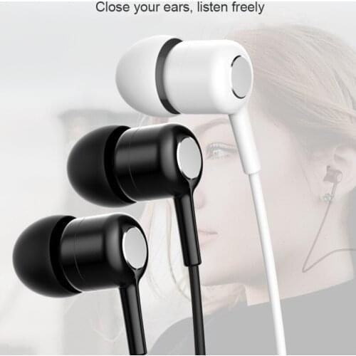 Wired 3.5mm Earphone Super Bass Earphones For Samsung S4 S5 S6 Huawei Xiaomi Line Type Plug Headset Hands Free Earbuds With Mic