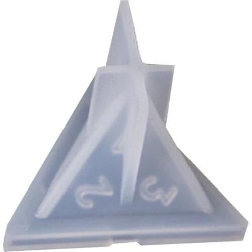 DIY Crystal Epoxy Mold Dice Fillet Shape Multi-spec Digital Game Silicone Mould