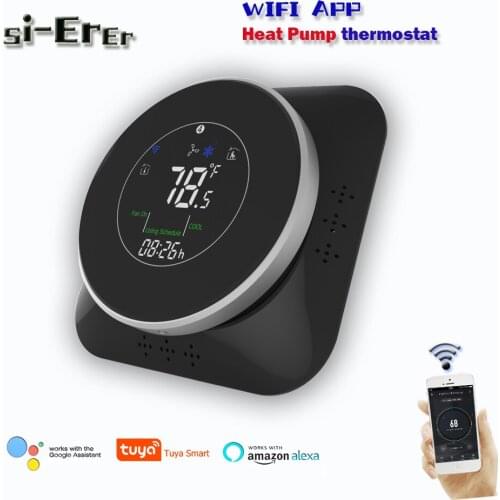Tuya 24V air source heat pump thermostat Smart Life Thermostat Temperature Controller ,Works with Alexa Google Home
