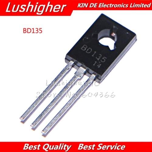 10PCS BD135 BD136 BD138 BD131 BD132 BD137 BD139 BD140 TO-126 NPN Power Transistor