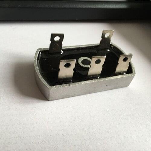 10pcs three-phase rectifier bridge rectifier SQL50A 1000V Metal Case Bridge Rectifier 32*60mm