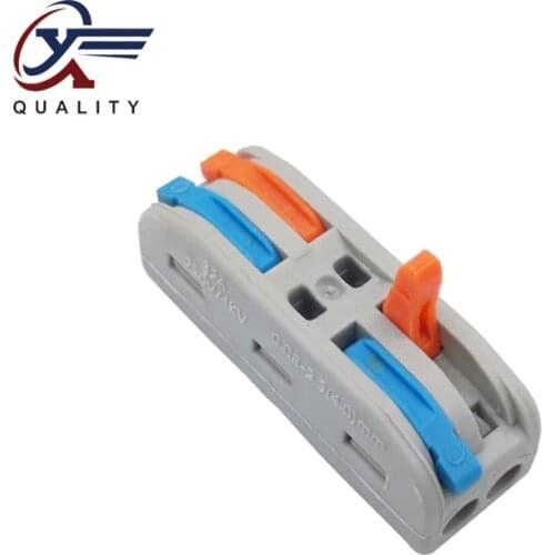 30/50/100PCS PCT-222 Electrical Wiring Terminal Household Wire Connectors Fast Terminals For Connection Of Wires Lamps SPL-2C