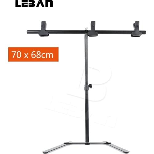70x68cm Photography PVC Backdrop Background Small Support Stand System Metal