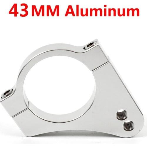 Motorcycle Steering Aluminium Damper Fork Bracket Reduce Lever Vibration for 43MM diameter steering damper fork