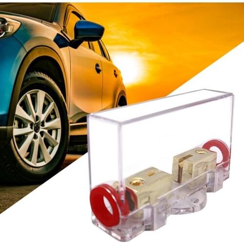 2pcs Car Audio MAXI Blade Fuse Holder 12V/24V/32VDC for 4&8GA Suitable for 30-150A Cars Automobiles Stereo Audio Circuit Breaker