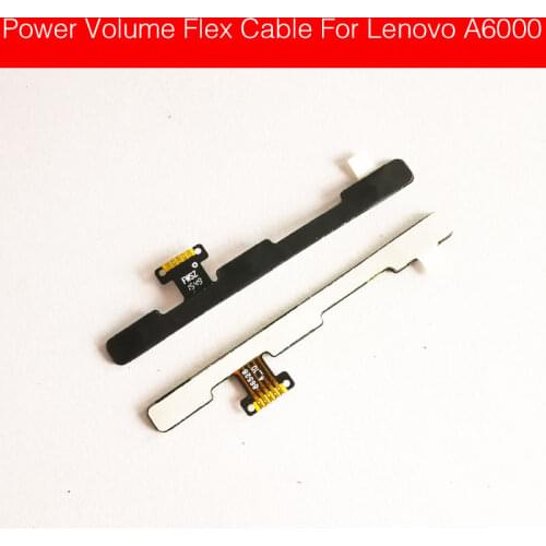 Power & Volume Flex Cable For Lenovo A6000 Power Button Switch & Volume Side Keypads Flex Ribbon Cable Replacement Repair Parts