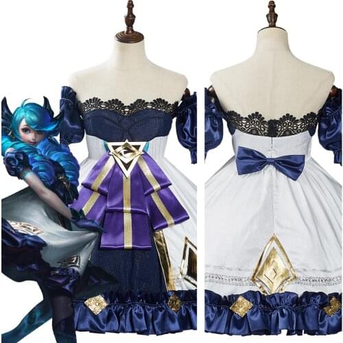 Game LOL Gwen Cosplay Costume Outfits Halloween Carnival Suit