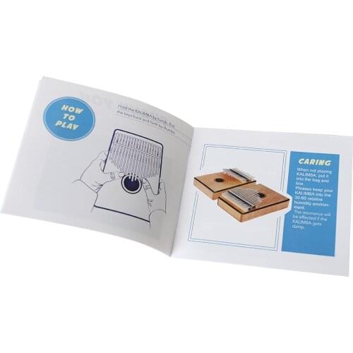 Kalimba Thumb Piano Learning Book Instrument Guide Musical Enjoyable Instrument Supplies for Music Lover Beginners Kids