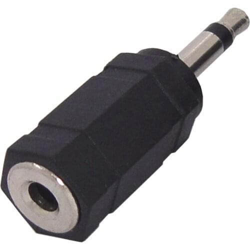 3.5mm Mono Adaptor Audio Converter Durable Connector Straight Gold Plated Practical Male To Female To Stereo Jack Accessories