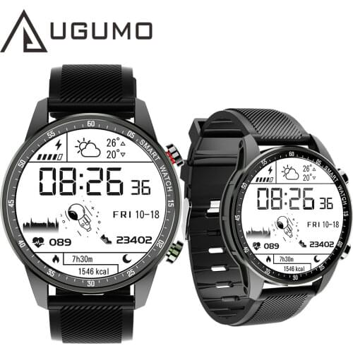 UGUMO 2021 New Smart Watch IP68 Waterproof SmartWatch Bluetooth call GPS temperature Heart Rate Monitor Blood Presures Bracelet