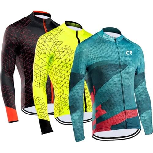 New Autumn Spring Road Cycling Jersey 2019 Mans Long Sleeve Mountain Racing Bicycle Clothing Maillot Ropa Ciclismo Hombre Wear