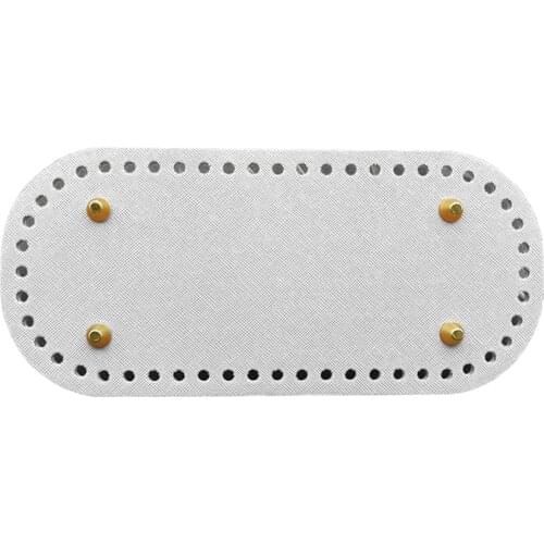 Insert Base Crochet Bag Making Supplies Pre-punched DIY Knitting Bags Bottom Pad Leather Bag Bottom Shaper Cushion Pad