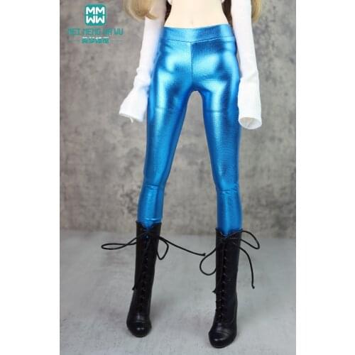 Fits 1/3 1/4 1/6 BJD Doll Clothes DD SD YOSD MYOU Toys Doll accessories Fashion Slim Leather pants Girls gift